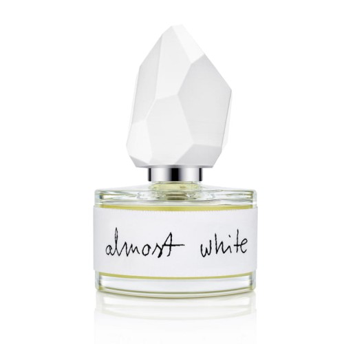 Naturalne niszowe perfumy yDe Almost white 50ml w szklanej butelce z rzeźbionym korkiem
