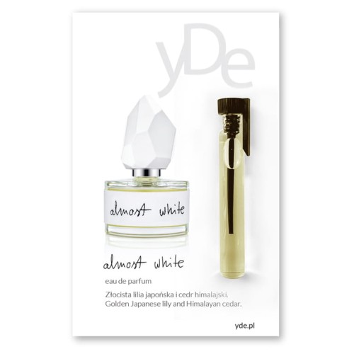 próbka perfum yDe Almost white 2ml w szklanej fiolce