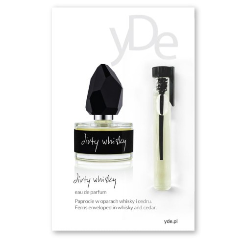 próbka perfum yDe Dirty whisky 2ml w szklanej fiolce